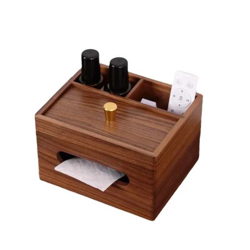 Wooden desk stationery sorting storage box Walnut tissue box Household living room coffee table remote control storage box
Wooden desk stationery sorting storage box Walnut tissue box Household living room coffee table remote control storage box