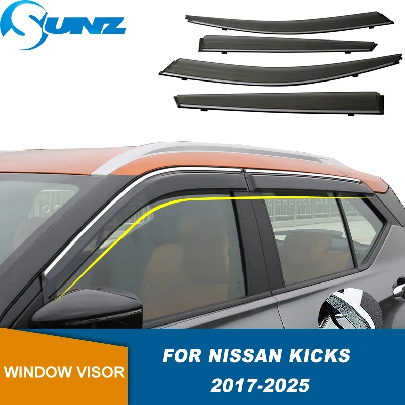 Side Window Deflectors For Nissan Kicks 2017 2018 2019 2020 2021 2022 2023 2024 2025 Window Visors Sun Rain Guard Weathershield
Side Window Deflectors For Nissan Kicks 2017 2018 2019 2020 2021 2022 2023 2024 2025 Window Visors Sun Rain Guard Weathershield
