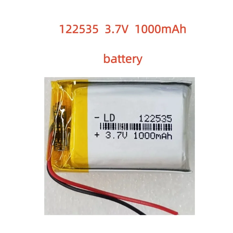 122535 1000mAh 3.7v lithium battery For dashcam CarCam F2000LHD DVR GPS Portable DVD phone E-book 254060 304060 303860
122535 1000mAh 3.7v lithium battery For dashcam CarCam F2000LHD DVR GPS Portable DVD phone E-book 254060 304060 303860