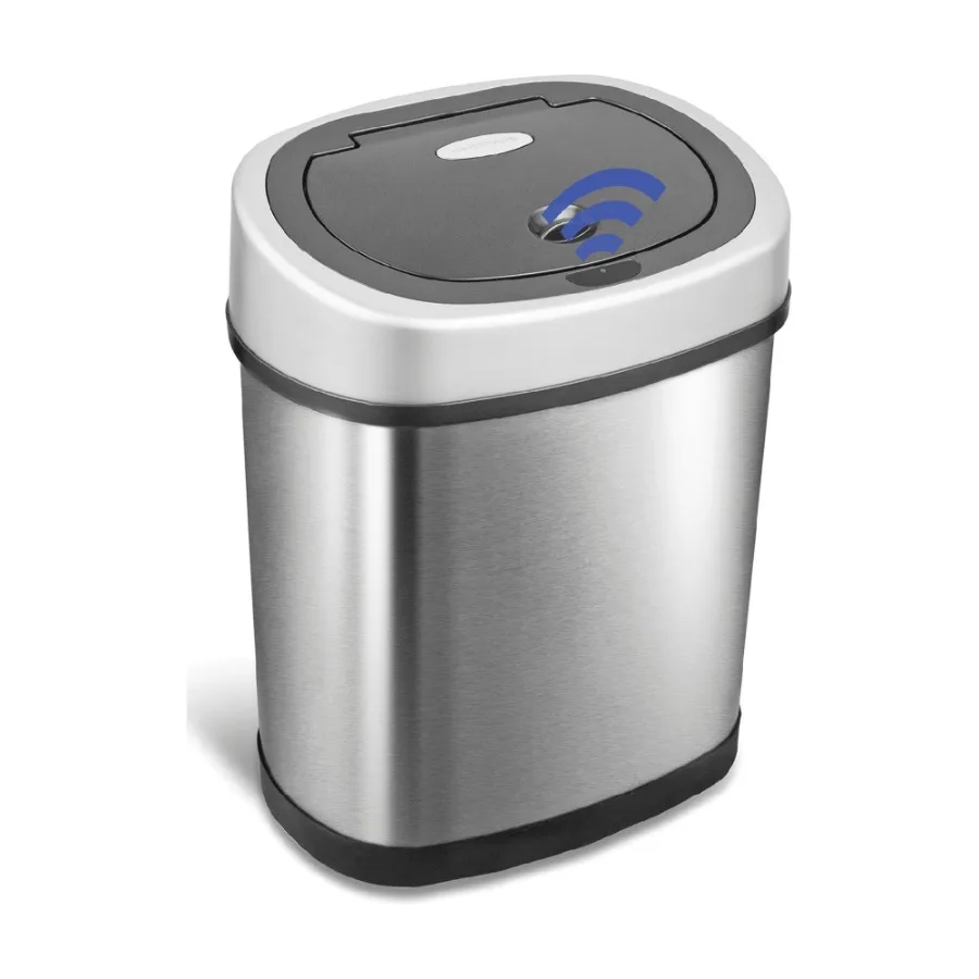 Automatic Bathroom Trash Can 3.2 Gallon Motion Sensor Garbage Bin with Soft Close Lid Stainless Steel
Automatic Bathroom Trash Can 3.2 Gallon Motion Sensor Garbage Bin with Soft Close Lid Stainless Steel
