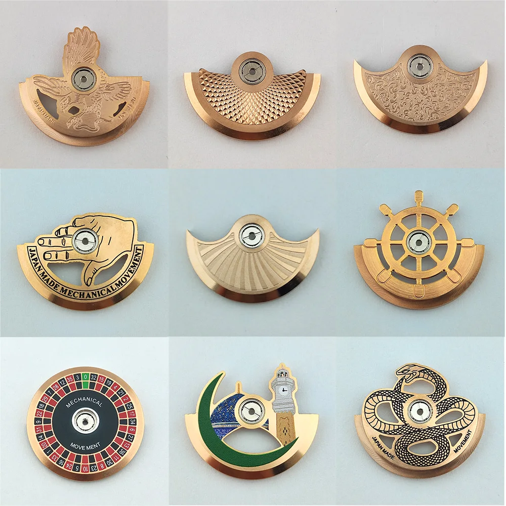 Rose Gold NH35 Oscillating Weight Rotors High Quality Rotor Compatible with NH34 NH35 NH36 NH38 4R Movements Replacement Parts
Rose Gold NH35 Oscillating Weight Rotors High Quality Rotor Compatible with NH34 NH35 NH36 NH38 4R Movements Replacement Parts