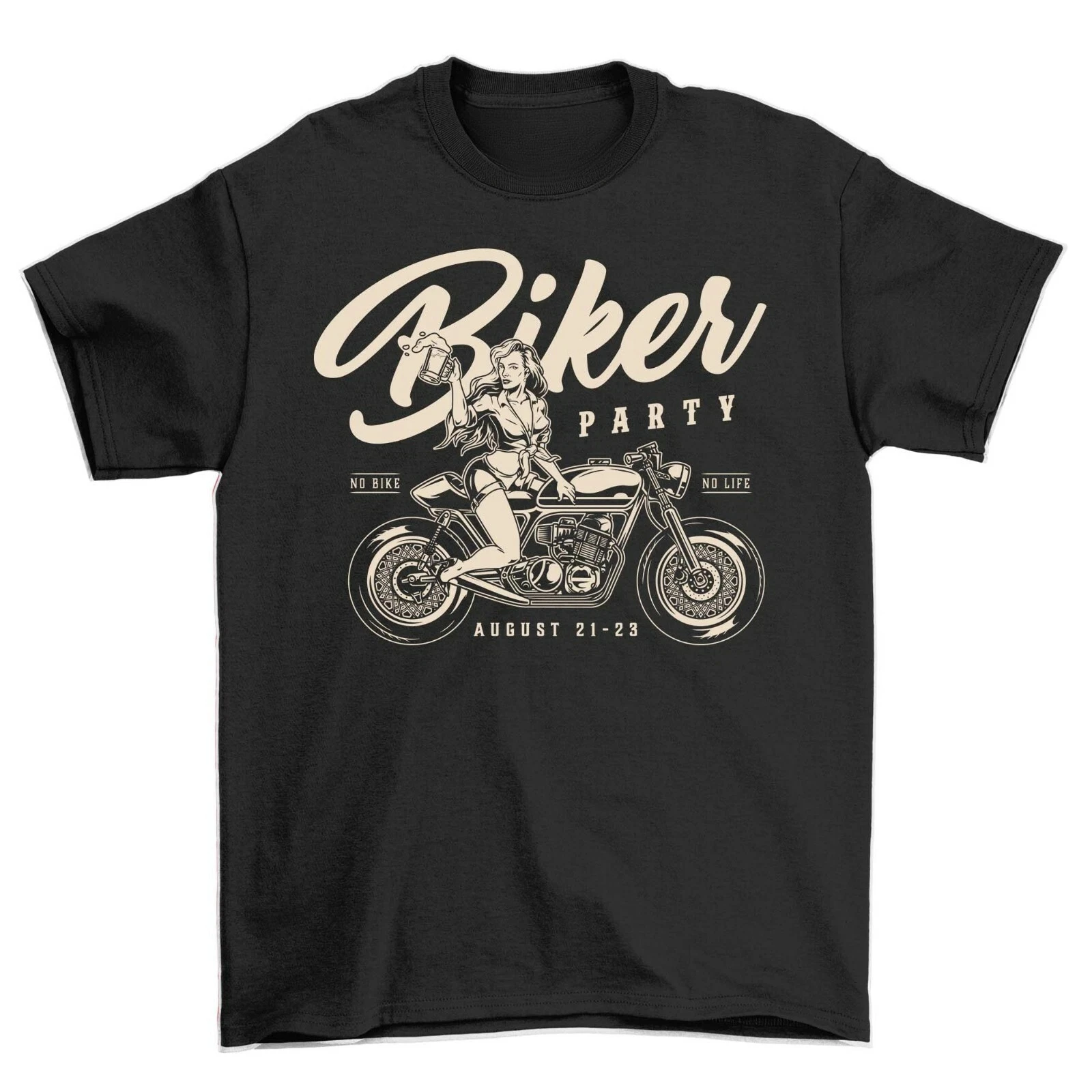 Мужская футболка унисекс, подходит для велоспорта, вечеринок, кафе, соревнований, езды на мотоцикле и других мероприятий - Футболка
Мужская футболка унисекс, подходит для велоспорта, вечеринок, кафе, соревнований, езды на мотоцикле и других мероприятий - Футболка