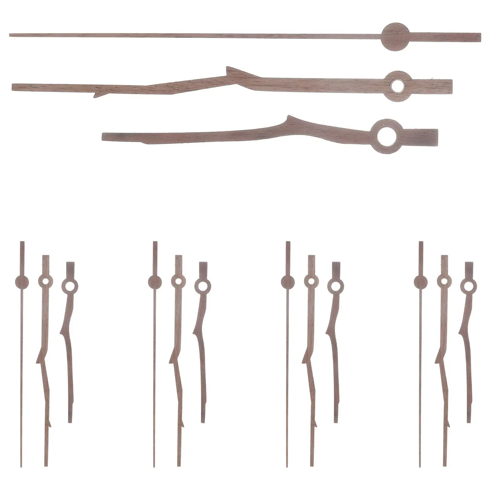 5 Sets Clock Hands Wooden Hanging Only With Copper Sleeve Wall for DIY Replacement
5 Sets Clock Hands Wooden Hanging Only With Copper Sleeve Wall for DIY Replacement