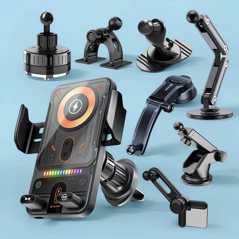 2025 New F18 Car Wireless Charger Holder Auto-Sensing Electric Telescopic 90° Rotation Ambient Light Universal for Cars/Phones
2025 New F18 Car Wireless Charger Holder Auto-Sensing Electric Telescopic 90° Rotation Ambient Light Universal for Cars/Phones