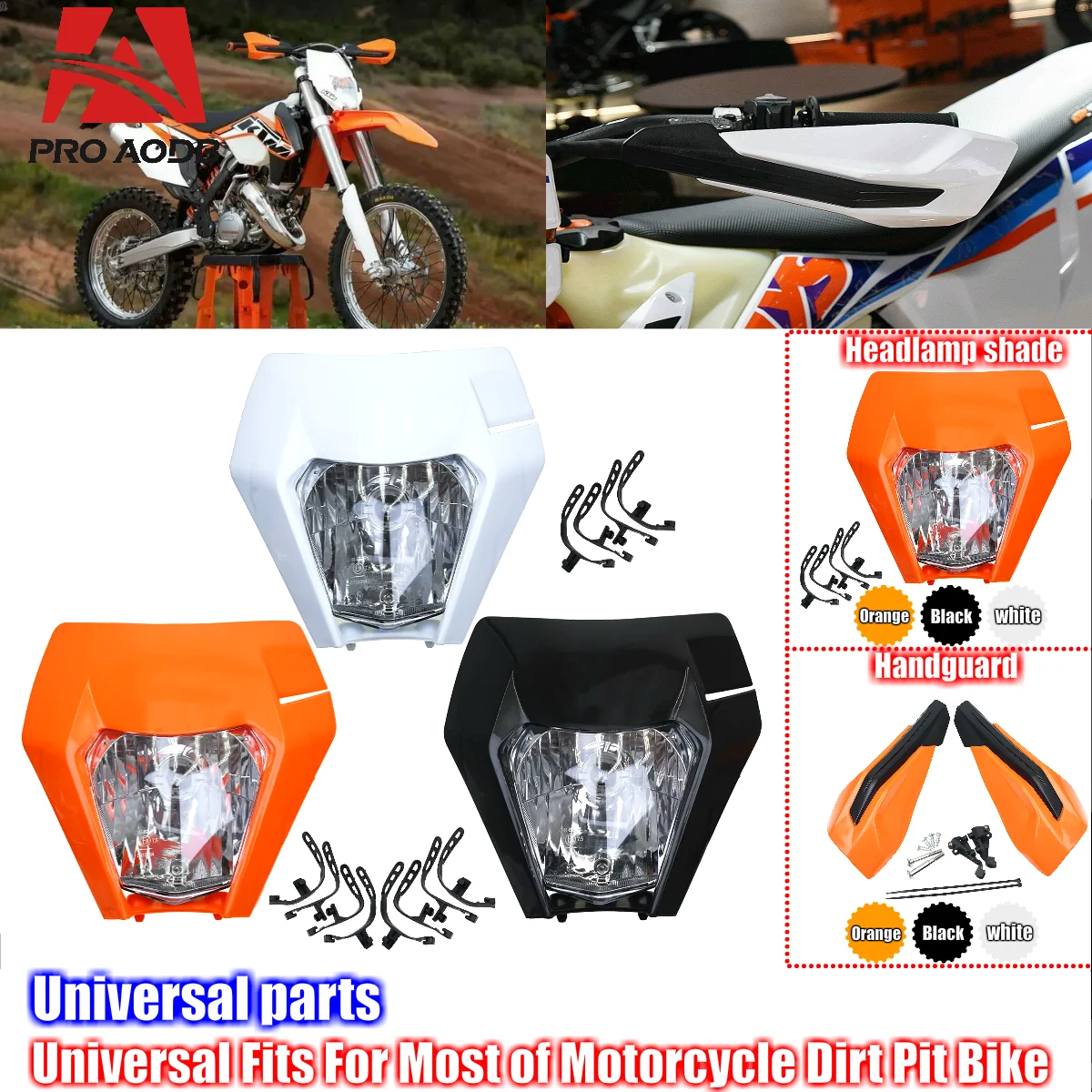 High-Quality Universal Motorcycle Headlight Head Light Lamp For KTM XC XCW XCF XCFW EXC EXCF SXF SX 125-530 and much more
High-Quality Universal Motorcycle Headlight Head Light Lamp For KTM XC XCW XCF XCFW EXC EXCF SXF SX 125-530 and much more