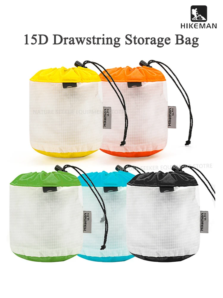 HIKEMAN 15D Drawstring Storage Bag Ultralight Waterproof Pouch for Travel Outdoor Hiking Camping Drawstring Stuff Sack PU5000mm
HIKEMAN 15D Drawstring Storage Bag Ultralight Waterproof Pouch for Travel Outdoor Hiking Camping Drawstring Stuff Sack PU5000mm