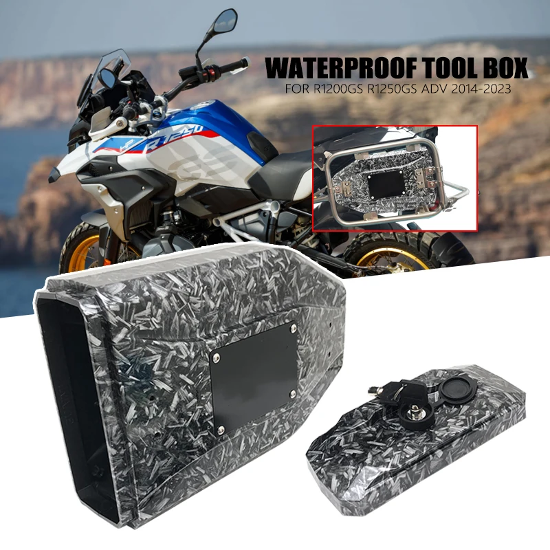 For BMW R1250GS LC R1250 GS ADV R1200GS Waterproof Tool Box R 1200 GS Adventure 2014-2023 2022 2021 Motorcycle Left Side Box
For BMW R1250GS LC R1250 GS ADV R1200GS Waterproof Tool Box R 1200 GS Adventure 2014-2023 2022 2021 Motorcycle Left Side Box