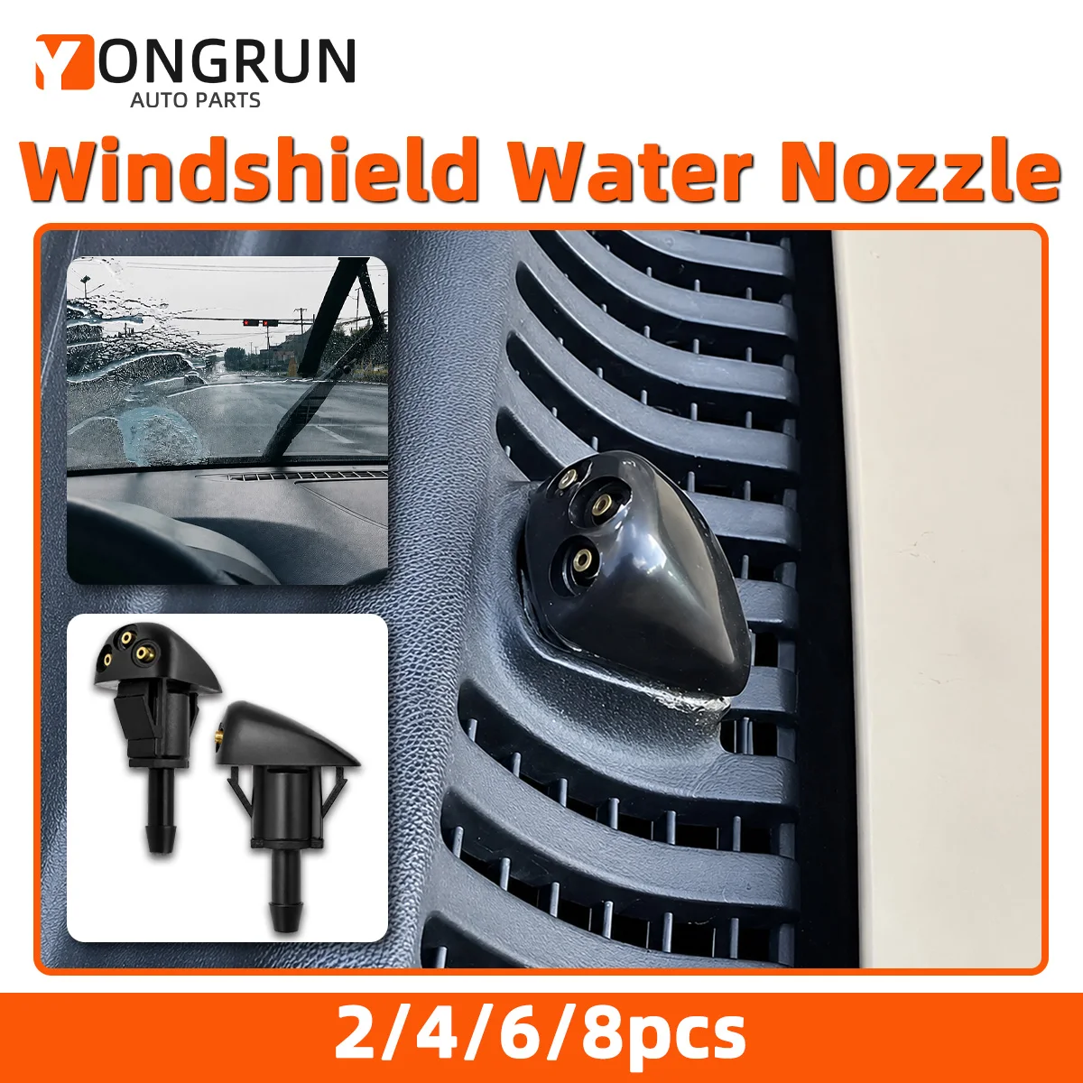 YONGRUN 2/4pcs Car Glass Wiper Cleaning Nozzle Suitable For Hyundai Accent Elantra Sonata Tiburon Kia Optima Amanti Rio Spectra
YONGRUN 2/4pcs Car Glass Wiper Cleaning Nozzle Suitable For Hyundai Accent Elantra Sonata Tiburon Kia Optima Amanti Rio Spectra