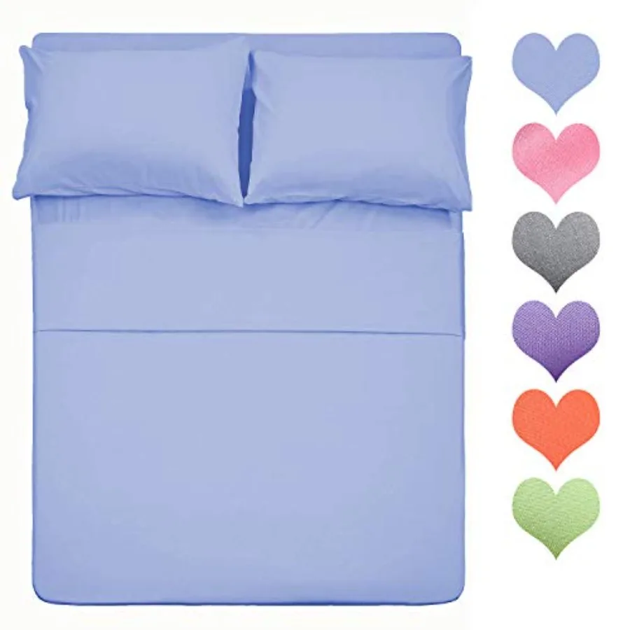 400 Thread Count Cotton Size Sheet Set Color 4 Pcs - 100% Long Staple Cotton Sheets Set Pure Cotton Bed Sheets Sets with Deep P
400 Thread Count Cotton Size Sheet Set Color 4 Pcs - 100% Long Staple Cotton Sheets Set Pure Cotton Bed Sheets Sets with Deep P