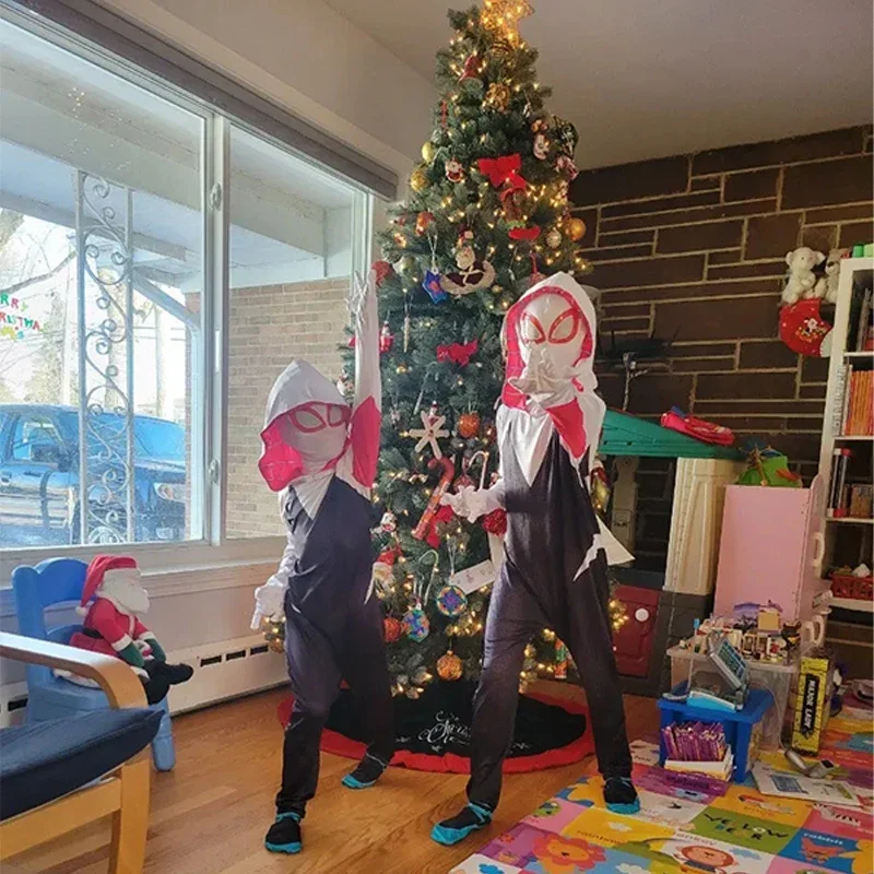 2025 Хэллоуин, костюм Meisjes Gwen Stacy, аниме, суперпаук, Гвен, косплей, зентай, боди, боевой камин, Хэллоуин 
2025 Хэллоуин, костюм Meisjes Gwen Stacy, аниме, суперпаук, Гвен, косплей, зентай, боди, боевой камин, Хэллоуин