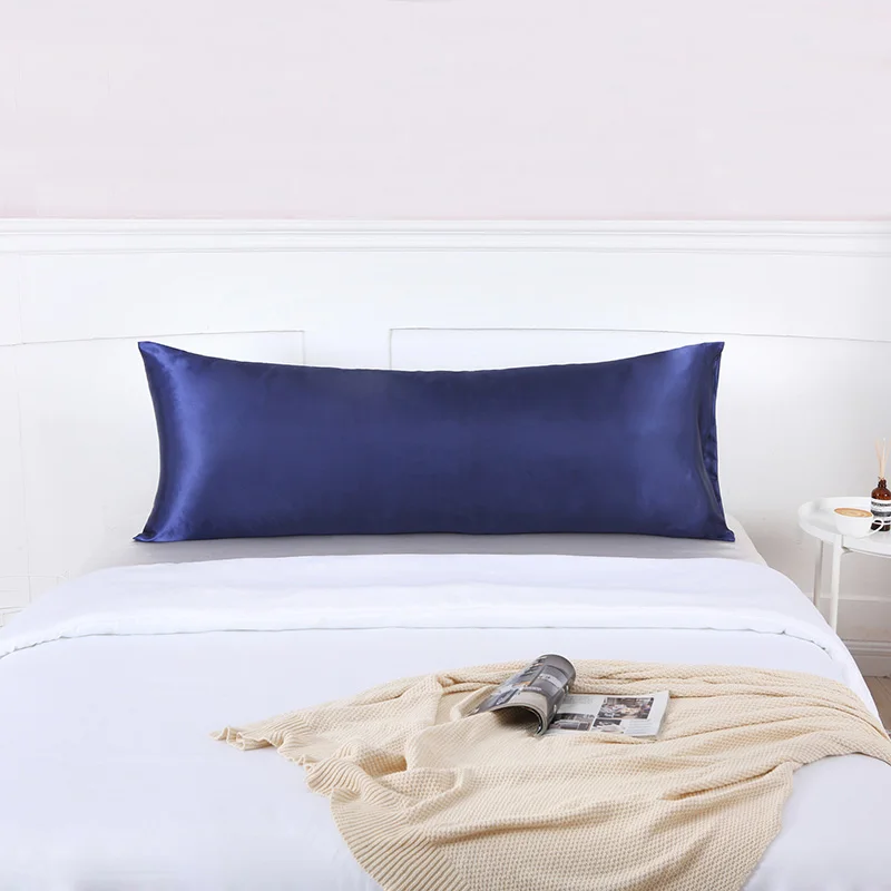 20x54 inch Couple Double Pillow Case Satin Pillow Cases Solid Color Long Lovers Wedding Pillowcases
20x54 inch Couple Double Pillow Case Satin Pillow Cases Solid Color Long Lovers Wedding Pillowcases
