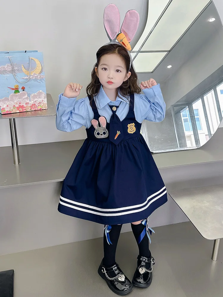 Girls' Princess Dress Judy Rabbit OfficercosClothing Spring and Autumn Children's Wear Little Girl Dress3
Girls' Princess Dress Judy Rabbit OfficercosClothing Spring and Autumn Children's Wear Little Girl Dress3