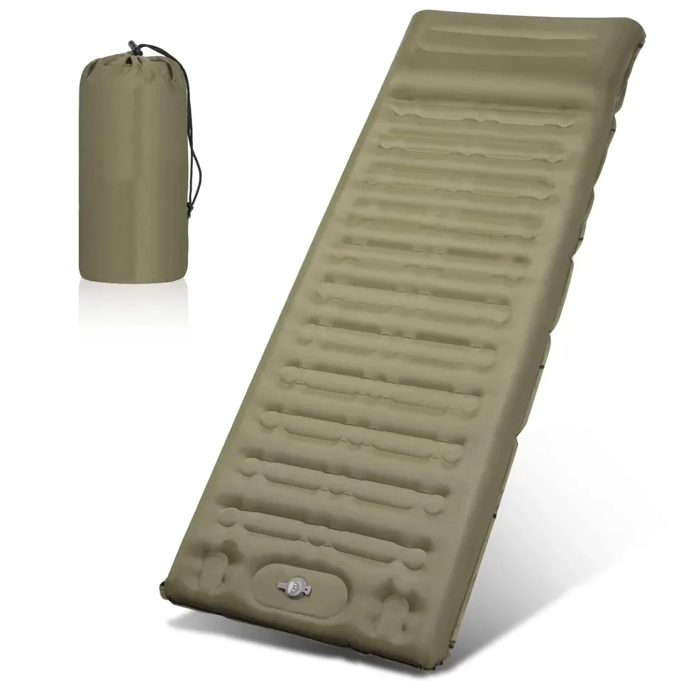 Wholesale Camping Sleeping Pad Inflatable Sleeping Mat with Pillow & Built-in Pump, Waterproof Camping Air Mattress for Hiking
Wholesale Camping Sleeping Pad Inflatable Sleeping Mat with Pillow & Built-in Pump, Waterproof Camping Air Mattress for Hiking