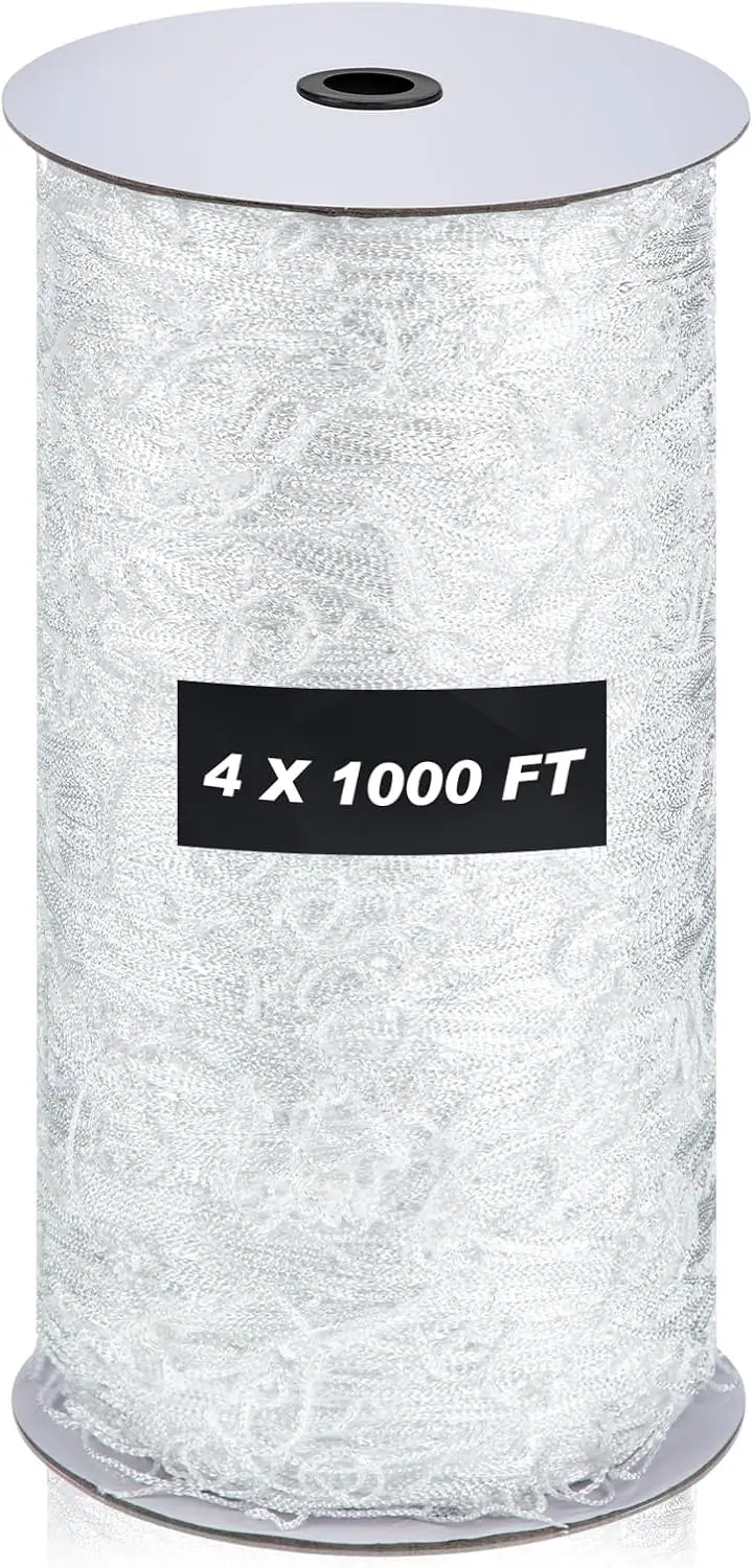 4 x 1000 ft Trellis Netting Roll Soft Mesh Nylon Heavy Duty Garden Support for Climbing Plants Grape Bean Tomato
4 x 1000 ft Trellis Netting Roll Soft Mesh Nylon Heavy Duty Garden Support for Climbing Plants Grape Bean Tomato