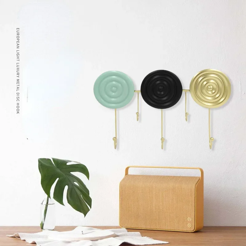 Nordic Iron Towel Hooks, Cross-Color Disc Wall Hanger, Light Luxury Green Wall Decoration, Stylish Clothes Organizer
Nordic Iron Towel Hooks, Cross-Color Disc Wall Hanger, Light Luxury Green Wall Decoration, Stylish Clothes Organizer