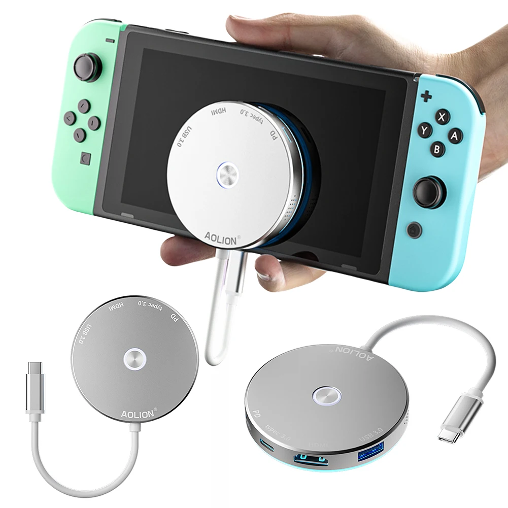 Portable Docking Station HDMI-Compatible TV Portable Docking Station 4K 1080P 60Hz PD Charging for Nintendo Switch Steam Deck PC
Portable Docking Station HDMI-Compatible TV Portable Docking Station 4K 1080P 60Hz PD Charging for Nintendo Switch Steam Deck PC
