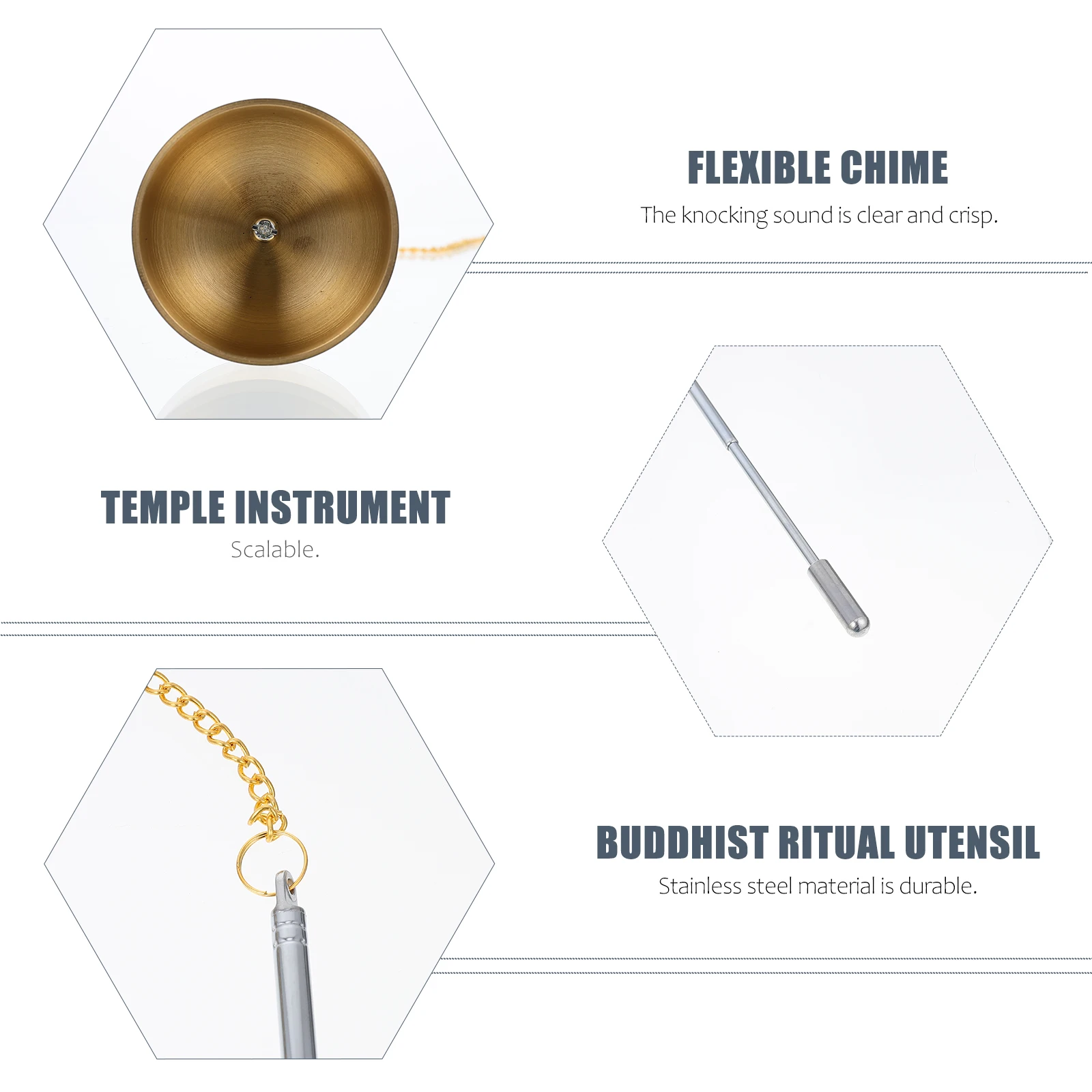 Flexible Chime Supply Temple Dharma Ritual Utensil Light Portable Healing Meditation Instrument For Study Bedroom Yoga
Flexible Chime Supply Temple Dharma Ritual Utensil Light Portable Healing Meditation Instrument For Study Bedroom Yoga