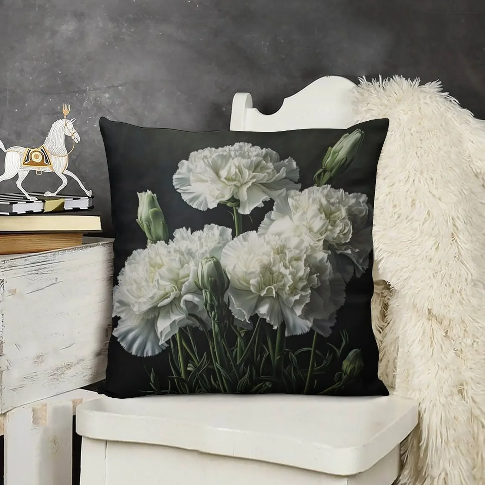 White Carnations Throw Pillow Christmas Covers For Cushions luxury sofa pillows pillow
White Carnations Throw Pillow Christmas Covers For Cushions luxury sofa pillows pillow
