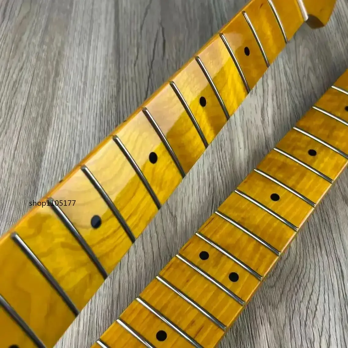 Высококачественный желтый глянцевый гриф электрогитары ST, 22 лада, часть музыкального инструмента для улучшения игры
Высококачественный желтый глянцевый гриф электрогитары ST, 22 лада, часть музыкального инструмента для улучшения игры