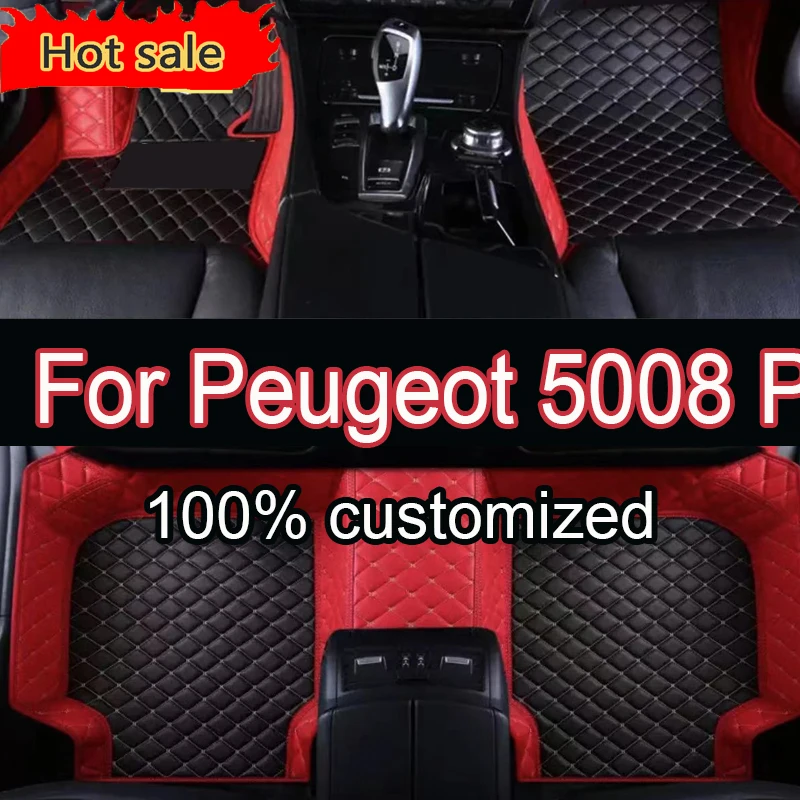 Автомобильные коврики для Peugeot 5008 P87 2017 ~ 2022, автомобильные роскошные кожаные коврики, прочные коврики, коврики, детали интерьера, автомобильные аксессуары
Автомобильные коврики для Peugeot 5008 P87 2017 ~ 2022, автомобильные роскошные кожаные коврики, прочные коврики, коврики, детали интерьера, автомобильные аксессуары