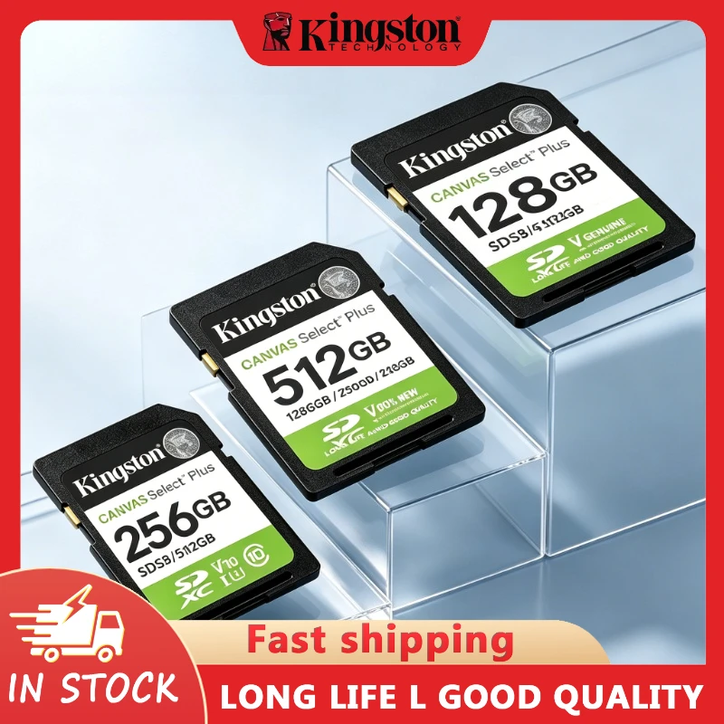 Kingston for Camera 32-256GB 2026 NEW Portable Flash Storage Card Canvas Select Plus SDS2 SD Card 100MB/s Read Class10
Kingston for Camera 32-256GB 2026 NEW Portable Flash Storage Card Canvas Select Plus SDS2 SD Card 100MB/s Read Class10
