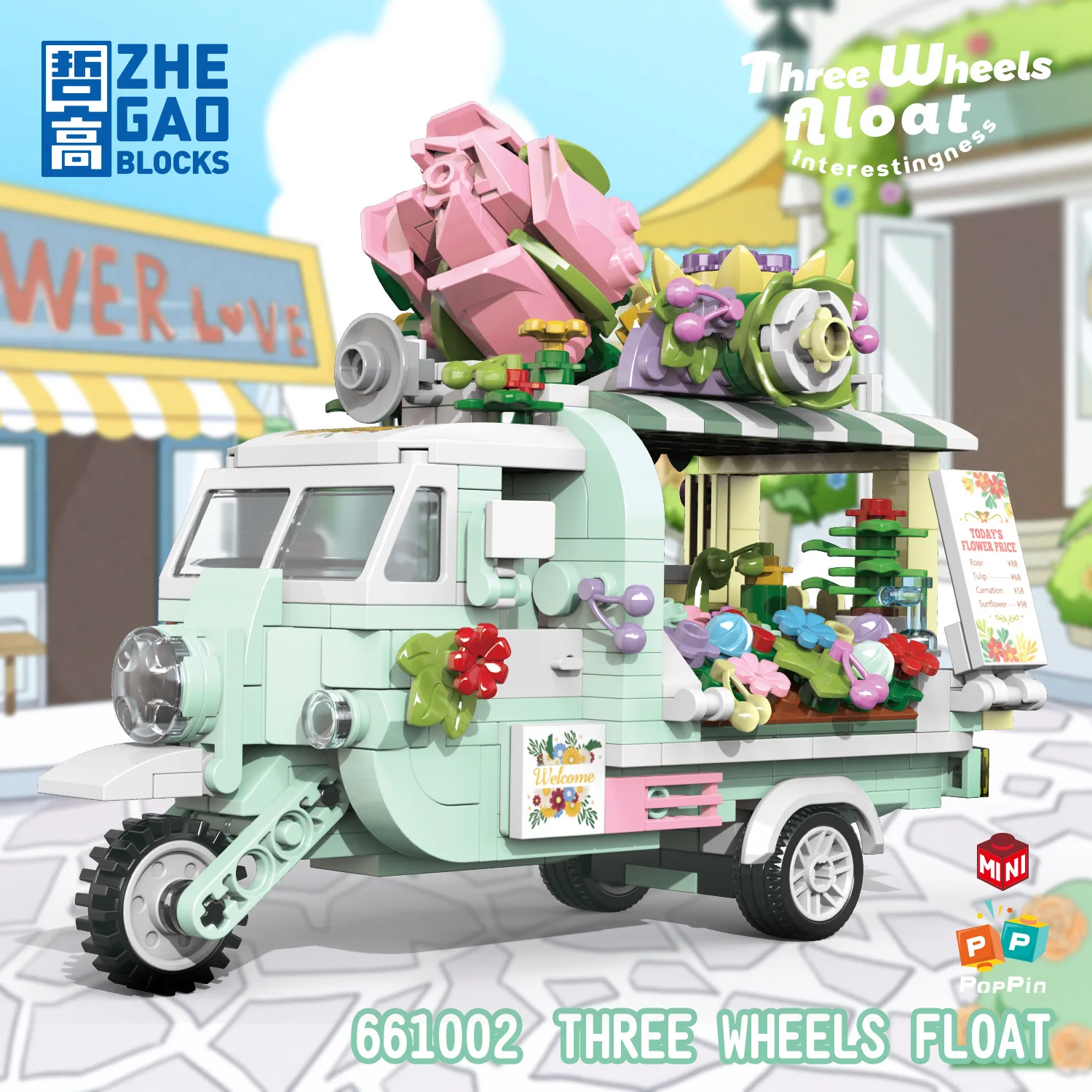 Children's Flower Street Scene Car Assembly Toy Blocks Plaything Educational Building Blocks Set for Kids NO.661002 523pcs
Children's Flower Street Scene Car Assembly Toy Blocks Plaything Educational Building Blocks Set for Kids NO.661002 523pcs