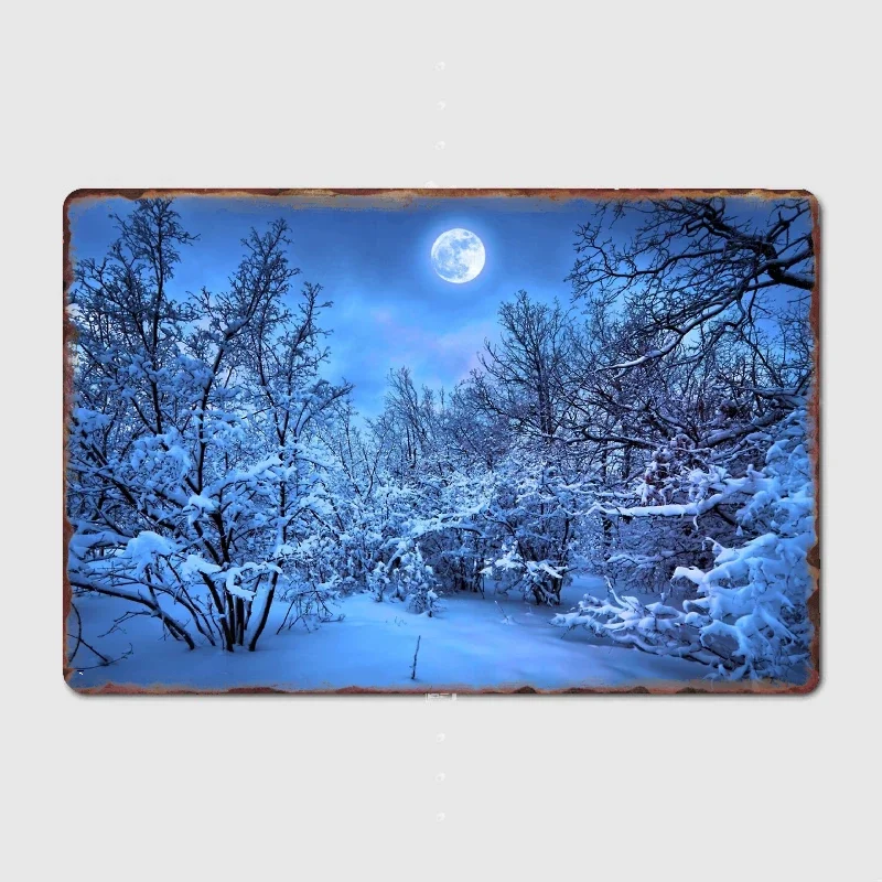 Big Moon, IN Snow forest Metal Plaque Poster Mural Garage Decoration Club Party Vintage Tin Sign Poster Coffee Bar decoration
Big Moon, IN Snow forest Metal Plaque Poster Mural Garage Decoration Club Party Vintage Tin Sign Poster Coffee Bar decoration