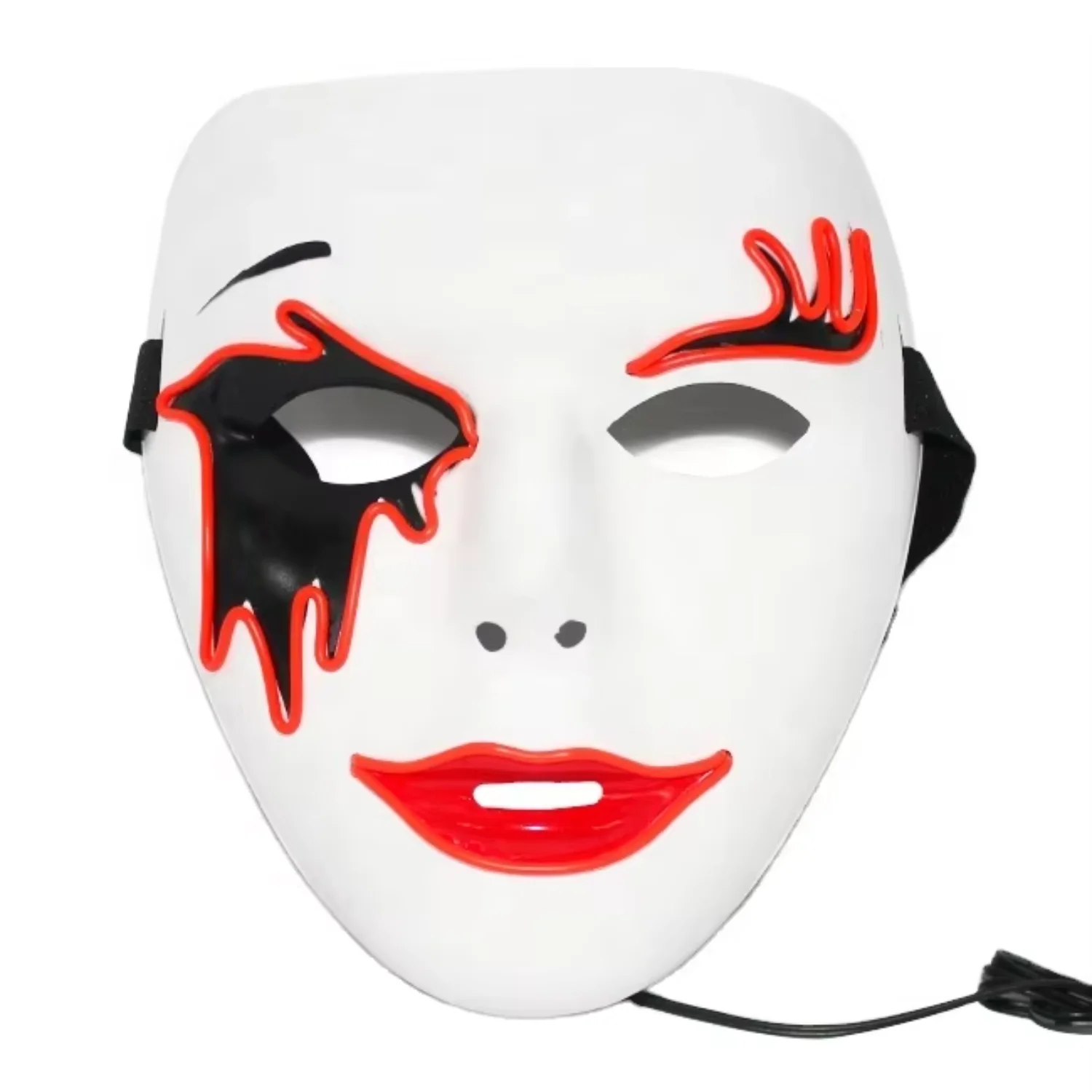 Hot Sale LED Glowing Mask for Halloween - Luminous Scary Face Cover - Costume Party Accessory
Hot Sale LED Glowing Mask for Halloween - Luminous Scary Face Cover - Costume Party Accessory