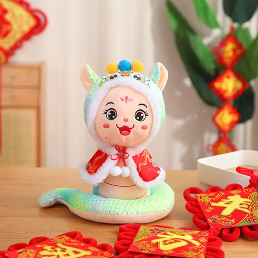 Cute Cloak Snake Doll New Year Decor Snake Year Mascots Toy Stuffed Animals Toy Spring Festival Soft Snake Figure
Cute Cloak Snake Doll New Year Decor Snake Year Mascots Toy Stuffed Animals Toy Spring Festival Soft Snake Figure