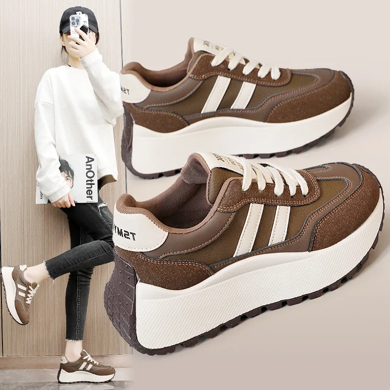 2026 Women 7cm Heightening Dad Sneakers Spring Autumn Comfortable Thick Sole Casual Shoes Soft Sole Women's Sports Shoes Zapatos
2026 Women 7cm Heightening Dad Sneakers Spring Autumn Comfortable Thick Sole Casual Shoes Soft Sole Women's Sports Shoes Zapatos