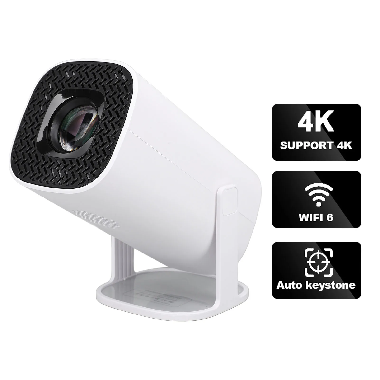 Мини-проектор P30 1080P FHD 4K для Android 11 с WiFi6, BT5.4, поворотом на 180 градусов для мобильных телефонов, ТВ-приставок, ноутбуков, просмотра фильмов
Мини-проектор P30 1080P FHD 4K для Android 11 с WiFi6, BT5.4, поворотом на 180 градусов для мобильных телефонов, ТВ-приставок, ноутбуков, просмотра фильмов
