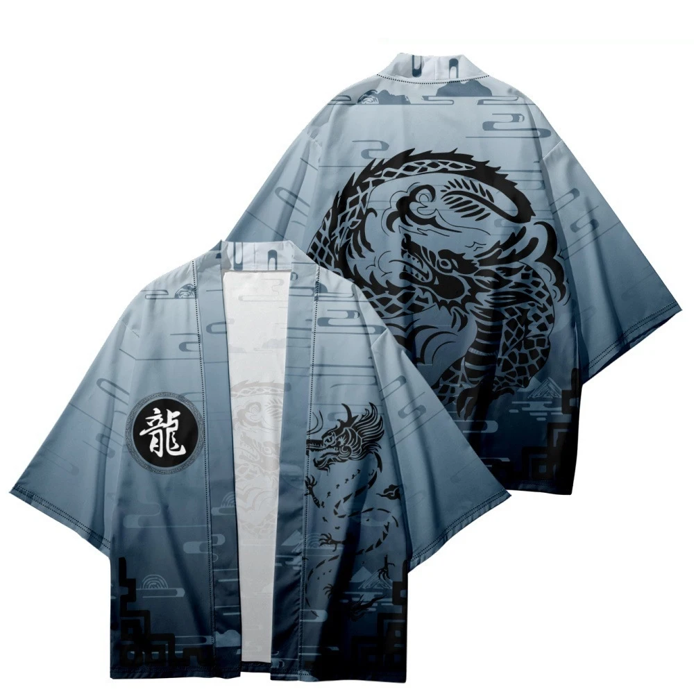 Chinese Dragon Printed Japanese Kimono Streetwear Men Women Cardigan Harajuku Robe Anime Clothes Cosplay Costume
Chinese Dragon Printed Japanese Kimono Streetwear Men Women Cardigan Harajuku Robe Anime Clothes Cosplay Costume