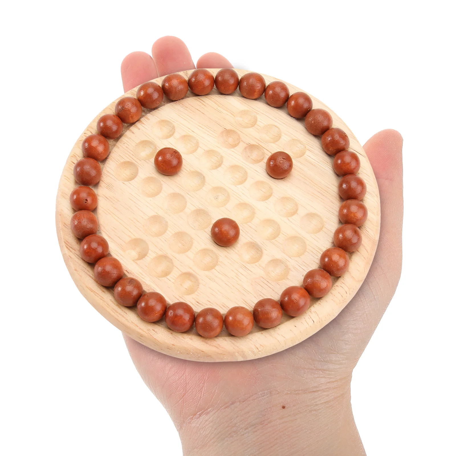 1Set Wooden Europe Board Game Single Chess Peg Educational Puzzle Creativity Logical Thinking Game
1Set Wooden Europe Board Game Single Chess Peg Educational Puzzle Creativity Logical Thinking Game