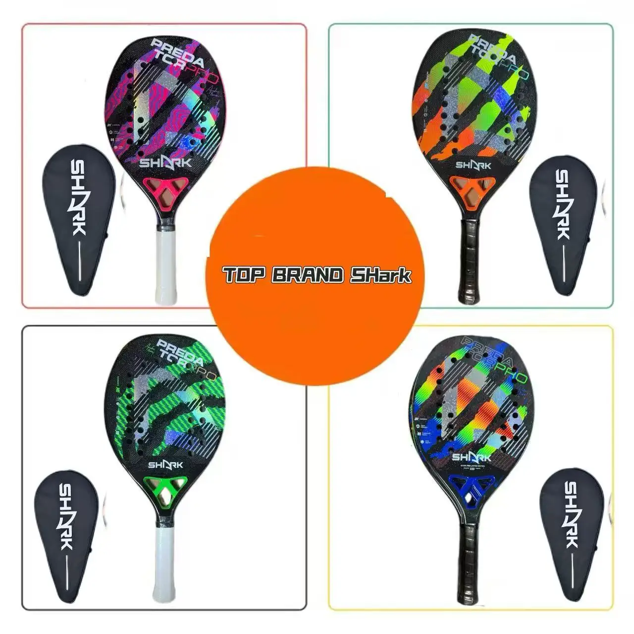 High Quality raquete beach tennis 3k shark bag Heroes Kona Carbon Fiber Padel Racket Professional raquete de Beach Tennis Rackt
High Quality raquete beach tennis 3k shark bag Heroes Kona Carbon Fiber Padel Racket Professional raquete de Beach Tennis Rackt