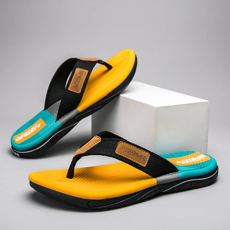 YRZL Men Flip Flops Summer Lightweight Slides Sandals Comfortable Non-Slip Beach Shoes Casual Outdoor Slippers for Men Soft Sole
YRZL Men Flip Flops Summer Lightweight Slides Sandals Comfortable Non-Slip Beach Shoes Casual Outdoor Slippers for Men Soft Sole