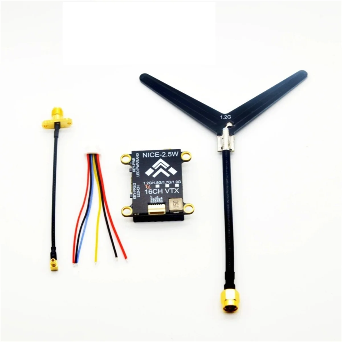 N97R 1.2G/1.3G VTX 1W/1.6W/2W 16CH FPV Video Transmitter for FPV Long Range Racing Drone
N97R 1.2G/1.3G VTX 1W/1.6W/2W 16CH FPV Video Transmitter for FPV Long Range Racing Drone