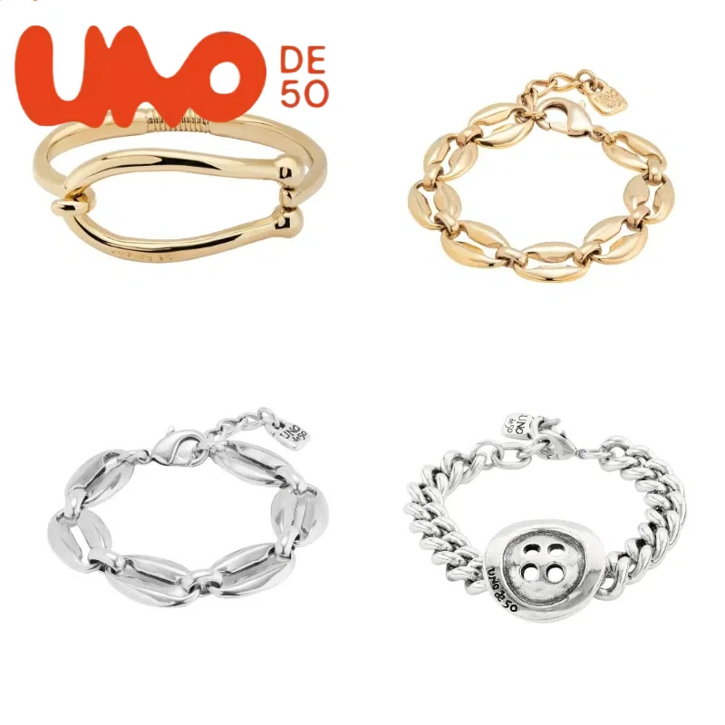 Stylish Charm UNOde50 Silver Plated S925 & Gold Plated 14K Mixed Metal Bracelet Affordable Luxury
Stylish Charm UNOde50 Silver Plated S925 & Gold Plated 14K Mixed Metal Bracelet Affordable Luxury