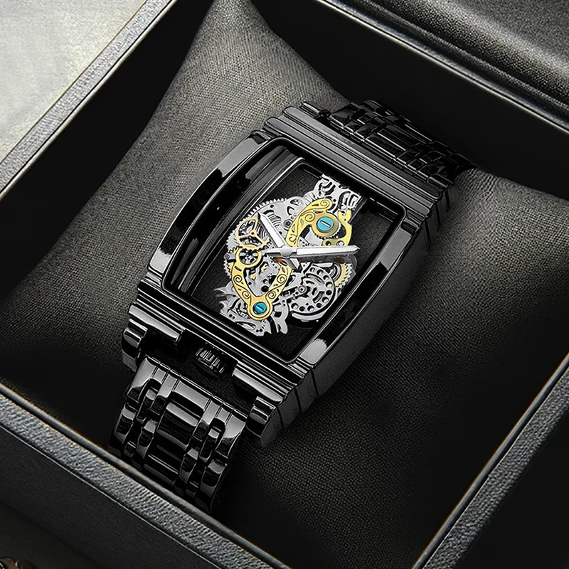 Мужские элегантные часы в деловом стиле с зрелым дизайном и полым креативным высококачественным кварцевым механизмом с черным стальным ремешком.
Мужские элегантные часы в деловом стиле с зрелым дизайном и полым креативным высококачественным кварцевым механизмом с черным стальным ремешком.