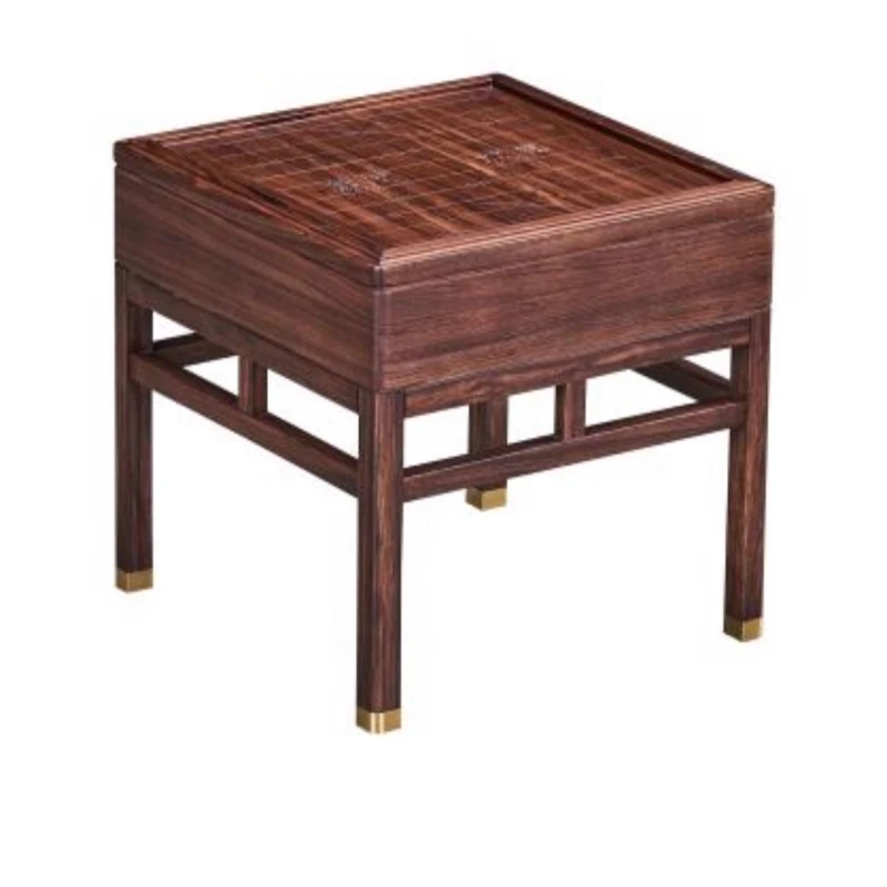 New Chinese-style solid wood chess square table, floor-to-ceiling living room corner, art side balcony, ebony chess table
New Chinese-style solid wood chess square table, floor-to-ceiling living room corner, art side balcony, ebony chess table