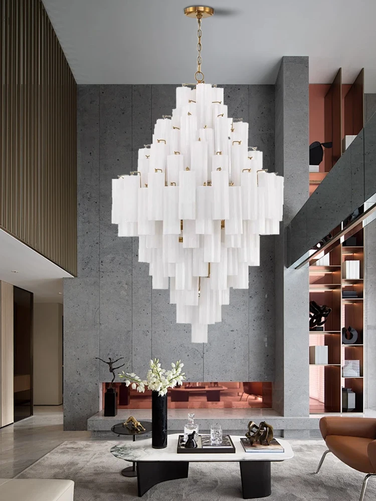 Luxury Nordic White Frosted Glass Ceiling Chandelier Big Led Hanglamp over Living Room Villa Duplex Loft Decoration Lamparas
Luxury Nordic White Frosted Glass Ceiling Chandelier Big Led Hanglamp over Living Room Villa Duplex Loft Decoration Lamparas
