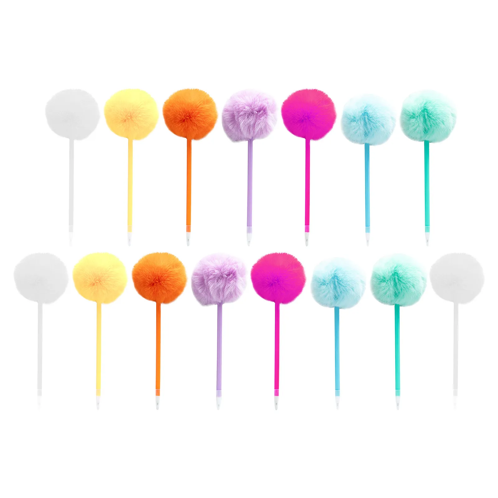 15Pcs Ballpoint Pens Heart Shape Pom Pom Top Colorful Cute Party Favor Pens School Office Christmas Birthday Classroom Supplies
15Pcs Ballpoint Pens Heart Shape Pom Pom Top Colorful Cute Party Favor Pens School Office Christmas Birthday Classroom Supplies