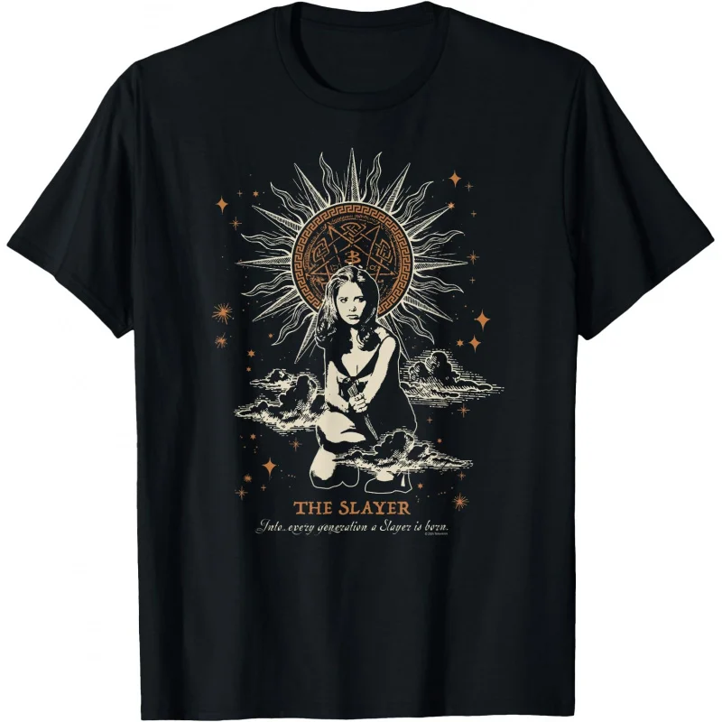 0423 Buffy The Vampire Slayer Gift t shirt 100% cotton printed Tee Crew Neck Short Sleeve Graphic clothes All size tops S-6XL
0423 Buffy The Vampire Slayer Gift t shirt 100% cotton printed Tee Crew Neck Short Sleeve Graphic clothes All size tops S-6XL