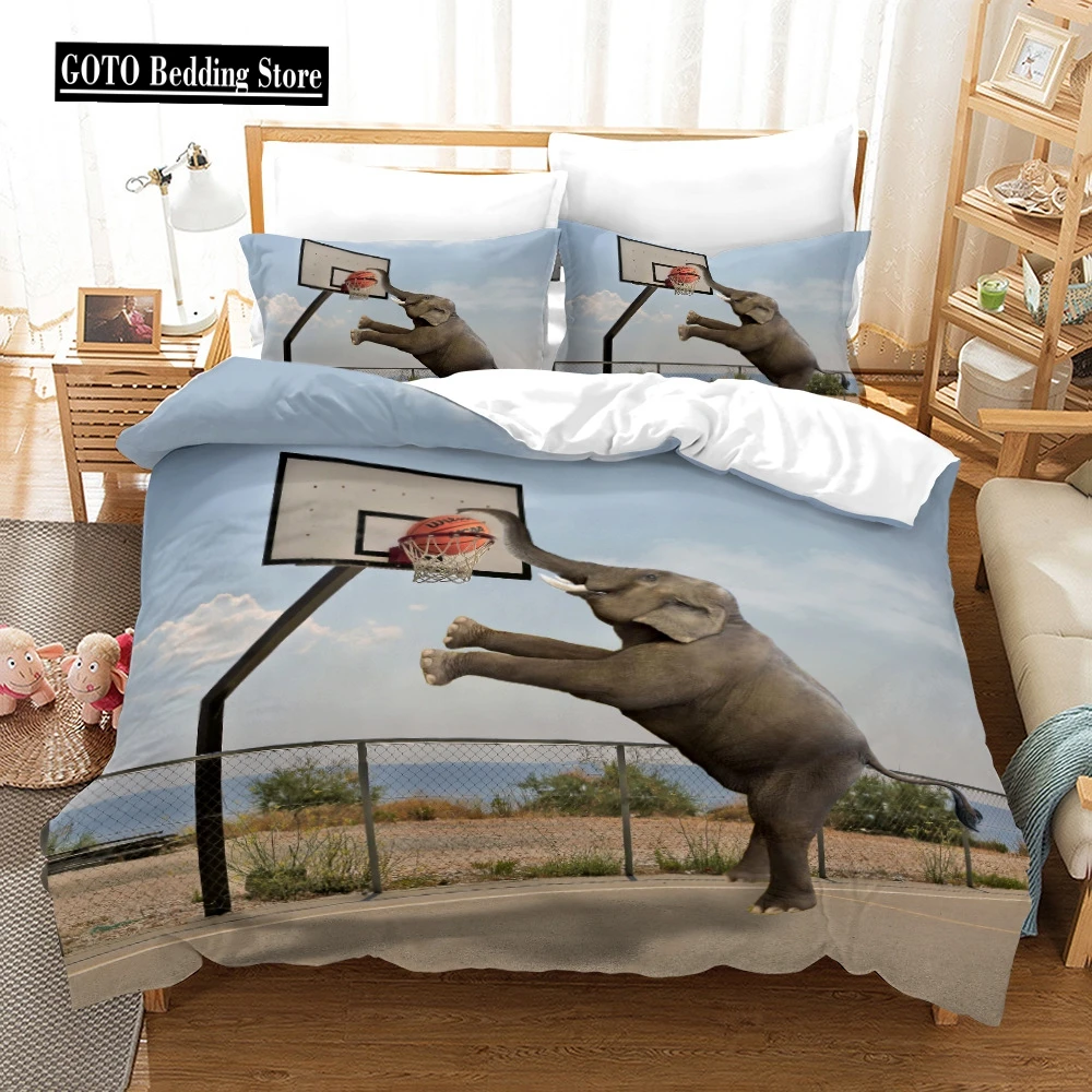 New 100% Bedding Set 3D Print Elephant Duvet Cover 3d King Size Girl Boy Animal Series European and American Style Bed Set Queen
New 100% Bedding Set 3D Print Elephant Duvet Cover 3d King Size Girl Boy Animal Series European and American Style Bed Set Queen