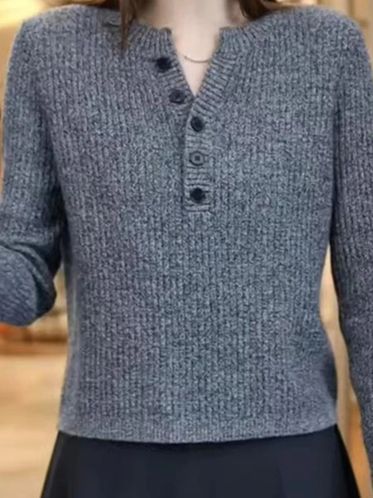 Ladies' Cashmere Knitwear round Neck Pullover Loose Slimming Stylish Base Shirt Versatile Top for Spring Autumn New Arrival
Ladies' Cashmere Knitwear round Neck Pullover Loose Slimming Stylish Base Shirt Versatile Top for Spring Autumn New Arrival