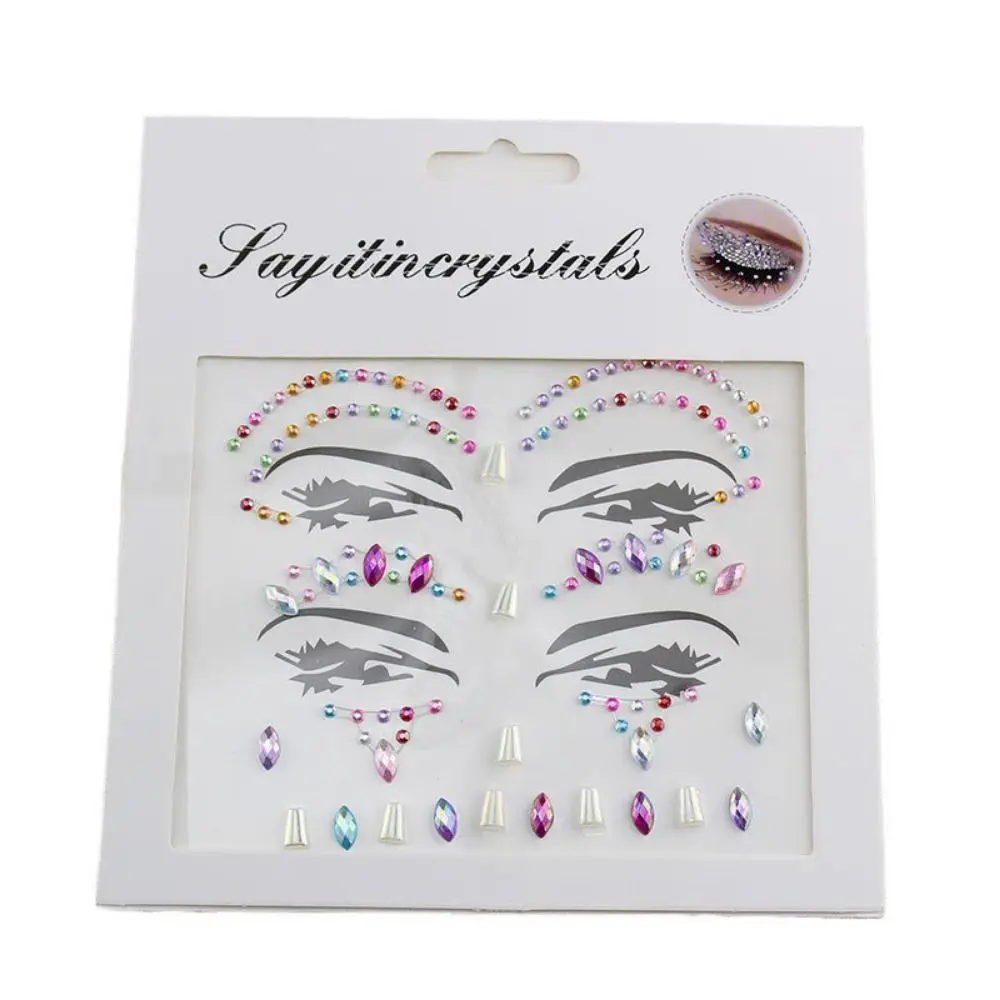 Fake Tattoo 3D Face Tattoo Crystal Sticker Disposable Charm Gems Rhinestones Sticker Waterproof Colorful
Fake Tattoo 3D Face Tattoo Crystal Sticker Disposable Charm Gems Rhinestones Sticker Waterproof Colorful