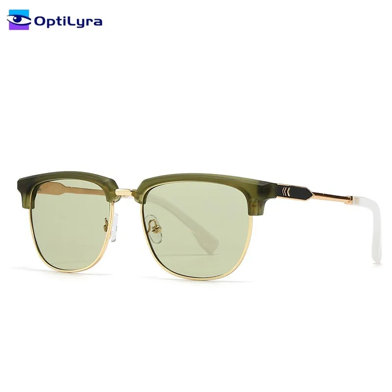 OptiLyra Brand Classic Half Frame Polarized Sunglasses Retro Rivet Fashionable Sunglasses Suitable For Both Men And Women
OptiLyra Brand Classic Half Frame Polarized Sunglasses Retro Rivet Fashionable Sunglasses Suitable For Both Men And Women