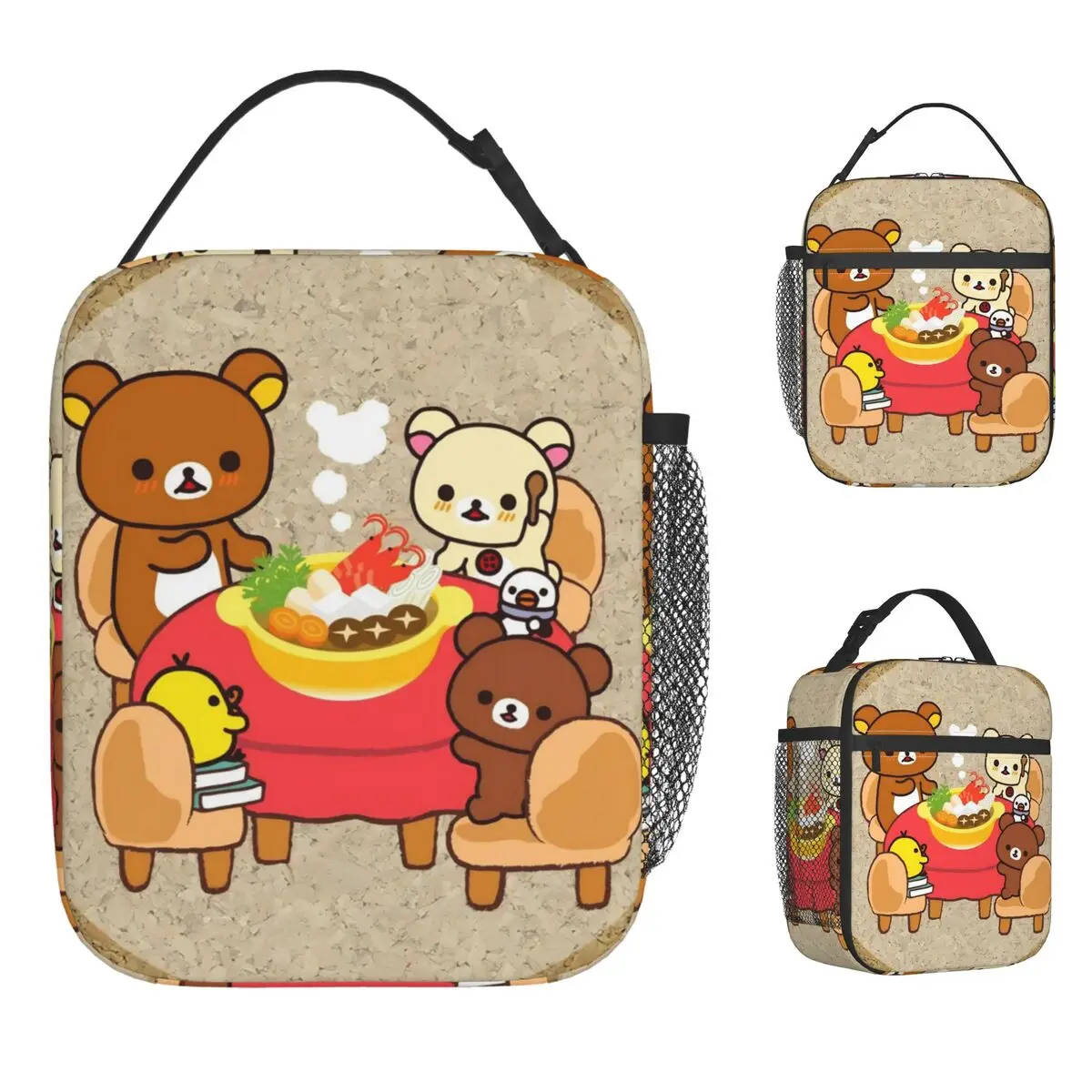 Rilakkuma Korilakkumas Lunch Bag For Adult Graphic Design Lunch Box Cooler Bag Portable Zipper Waterproof Thermal Lunch Bags
Rilakkuma Korilakkumas Lunch Bag For Adult Graphic Design Lunch Box Cooler Bag Portable Zipper Waterproof Thermal Lunch Bags