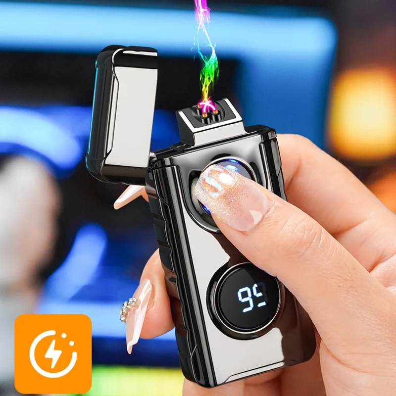 New Dual Arc Igniter with Lighting Charging Lighter Windproof Flame Smoke Cigarette Lighters & Smoking Accessories Factory Sales
New Dual Arc Igniter with Lighting Charging Lighter Windproof Flame Smoke Cigarette Lighters & Smoking Accessories Factory Sales
