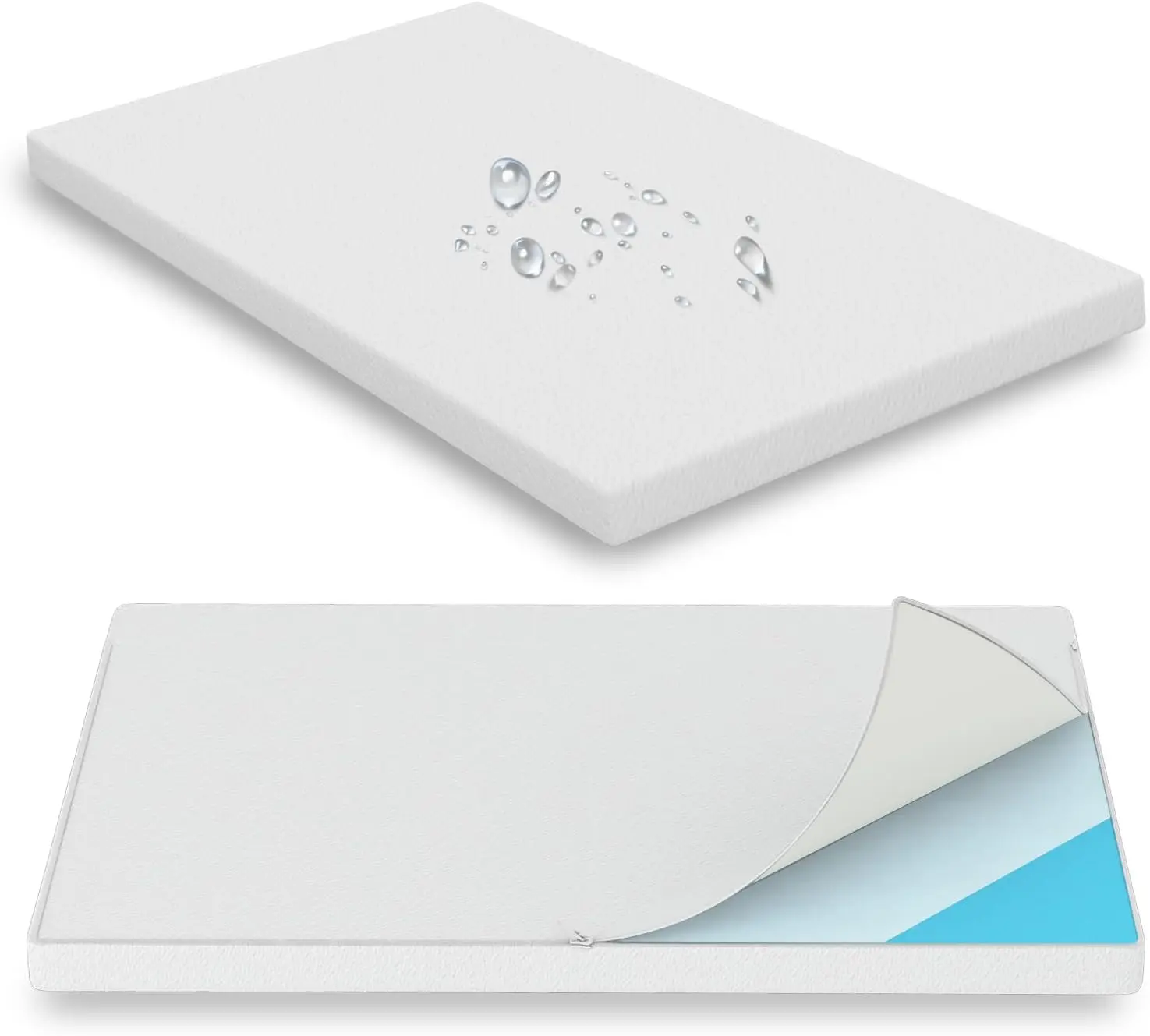 2' Gel-Infused Memory Foam Mattress Topper, 27.5'W x 52'L, Soft Water-Resistant Cover, Machine Washable, CertiPUR-US Certified
2' Gel-Infused Memory Foam Mattress Topper, 27.5'W x 52'L, Soft Water-Resistant Cover, Machine Washable, CertiPUR-US Certified