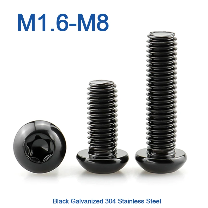 M1.6 M2 M2.5 M3 M4 M5 M6 M8 Black Galvanized A2-70 304 Stainless Steel Pm Six Lobe Torx Button Tamper Proof Screws
M1.6 M2 M2.5 M3 M4 M5 M6 M8 Black Galvanized A2-70 304 Stainless Steel Pm Six Lobe Torx Button Tamper Proof Screws